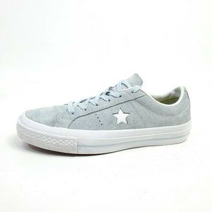 Converse Shoes Womens One Star Suede Size 7.5 Polar Blue Gray 153963C Sneakers